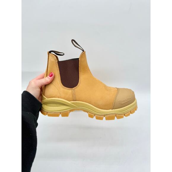 Blundstone Classic Brown Leather Pull-On Chelsea Boots Women’s Size 10 - Picture 1 of 8